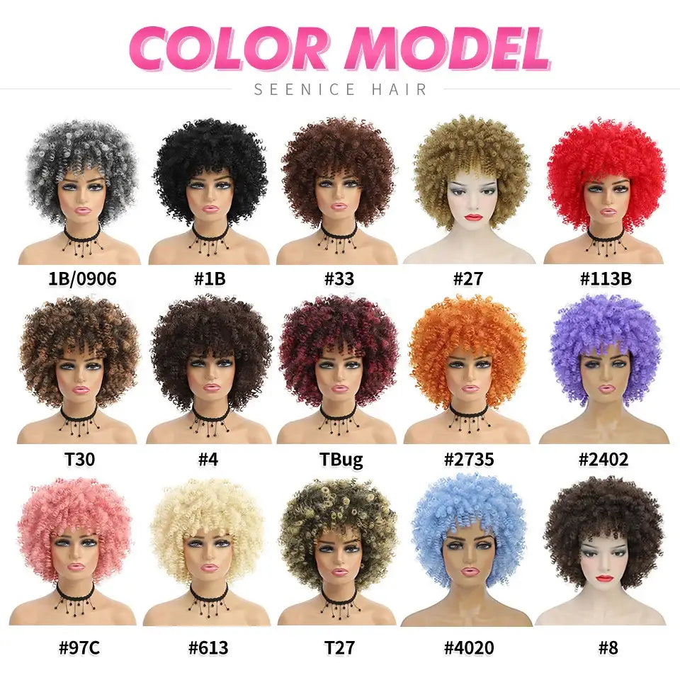 Elevate Your Style with Short Afro Kinky and Curly Wigs