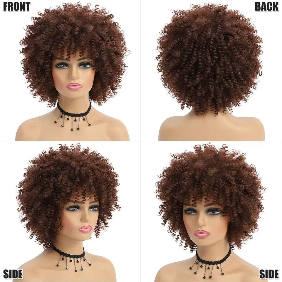 Elevate Your Style with Short Afro Kinky and Curly Wigs