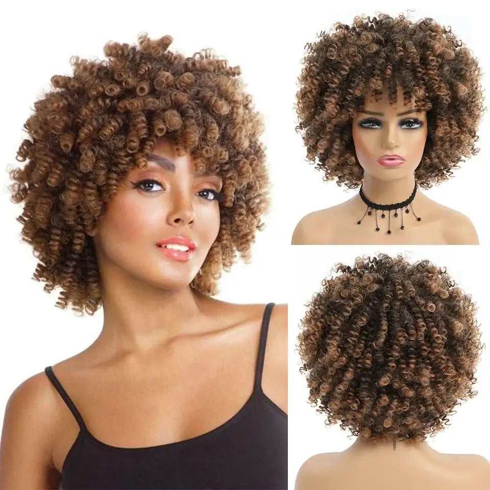 Elevate Your Style with Short Afro Kinky and Curly Wigs