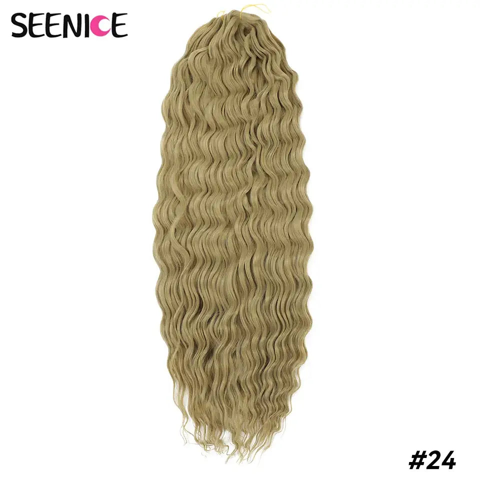 Elevate Your Style with Synthetic Deep Wave Crochet Hair Products - #24 / CHINA / 22inches-55cm | 1Pack