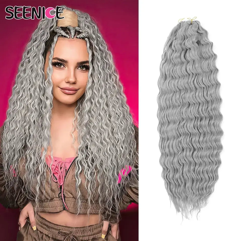 Elevate Your Style with Synthetic Deep Wave Crochet Hair Products