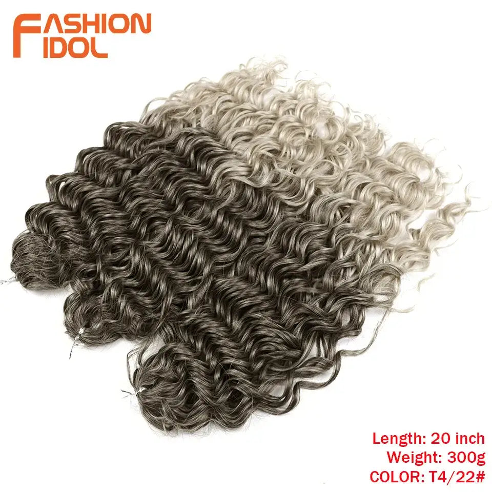 Elevate Your Style with Wavy Twist Crochet Hair Extensions and Wigs - T4-22 / 20inches-24inches