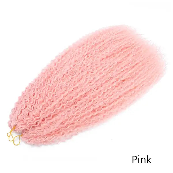 Embrace Individuality with Tomo Crochet Hair Extensions and Styles - Pink / 30inches-76cm / CHINA | 3Packs