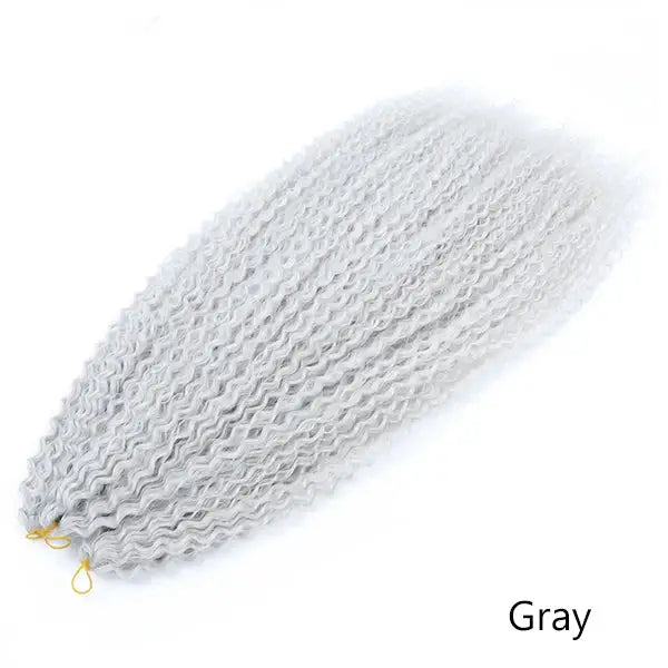 Embrace Individuality with Tomo Crochet Hair Extensions and Styles - #Silver Gray / 30inches-76cm / CHINA | 3Packs