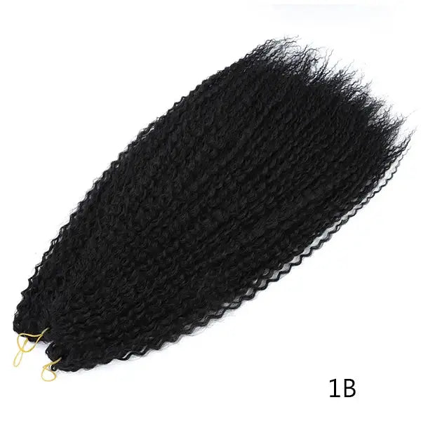 Embrace Individuality with Tomo Crochet Hair Extensions and Styles - #1B / 30inches-76cm / CHINA | 3Packs