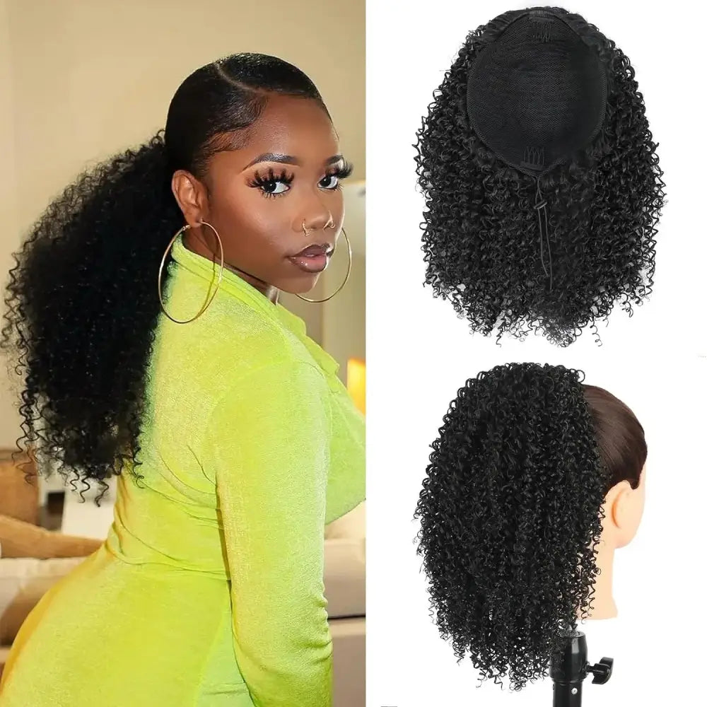 Embrace Your Beauty with Kinky Curly Wigs and Ponytail Extensions