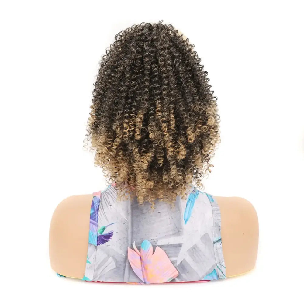 Embrace Your Beauty with Kinky Curly Wigs and Ponytail Extensions - 1BT27 / 20inches