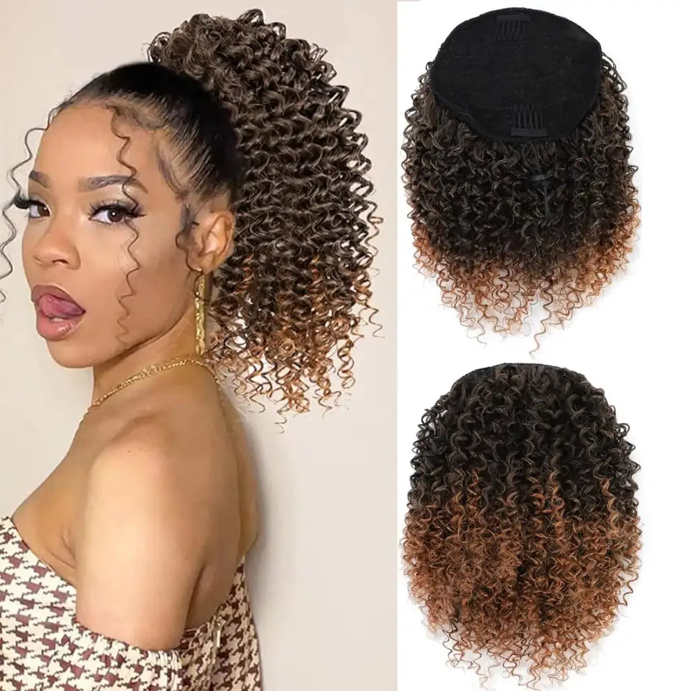 Embrace Your Beauty with Kinky Curly Wigs and Ponytail Extensions