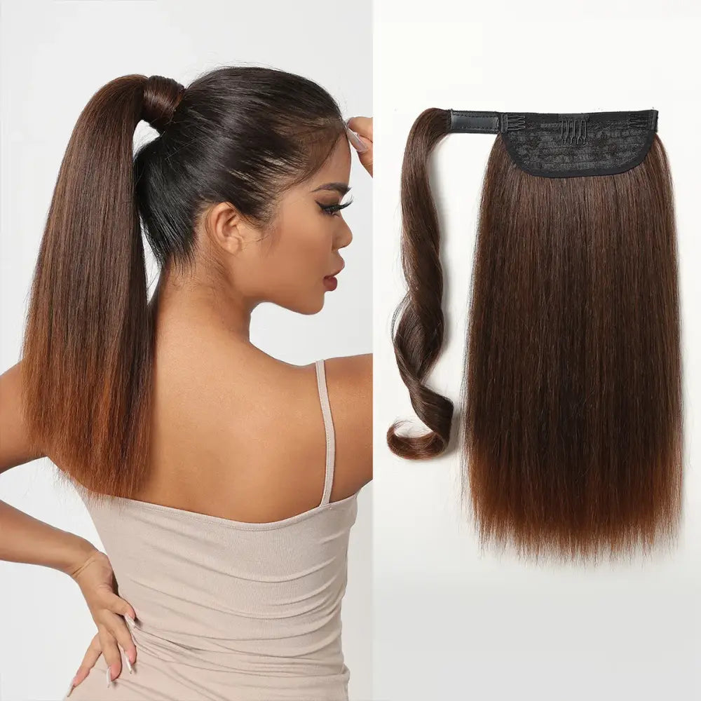 Embrace Your Beauty with Our Synthetic Heat-Resistant Ponytails - NMW1050-4