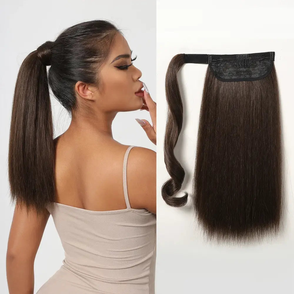 Embrace Your Beauty with Our Synthetic Heat-Resistant Ponytails - NMW1050-8