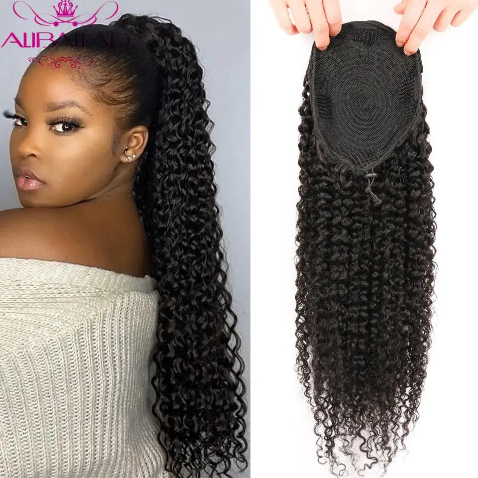 Empower Your Beauty with Aliballad Kinky Curly Drawstring Products