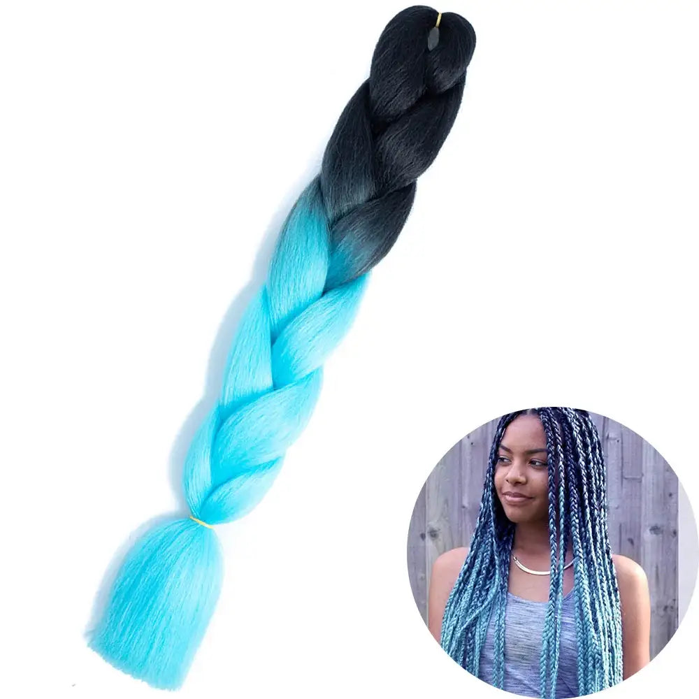 Enhance Your Beauty with Hair Extensions and Kanekalon Braids - ZITONG-B23 / 24inches