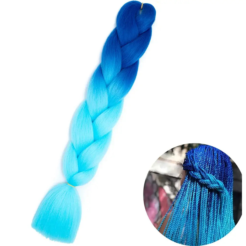 Enhance Your Beauty with Hair Extensions and Kanekalon Braids - ZITONG-B45 / 24inches