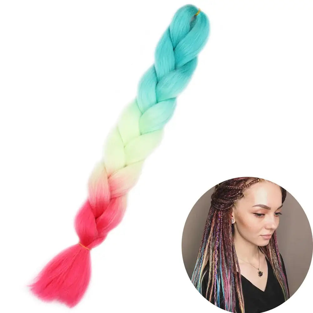 Enhance Your Beauty with Hair Extensions and Kanekalon Braids - ZITONG-C53 / 24inches