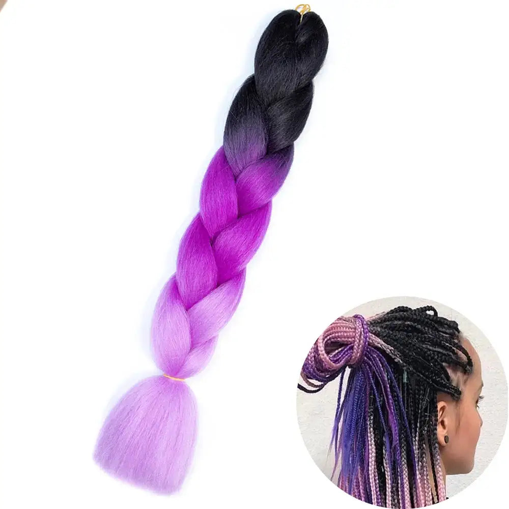 Enhance Your Beauty with Hair Extensions and Kanekalon Braids - ZITONG-C13 / 24inches