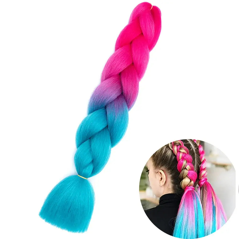 Enhance Your Beauty with Hair Extensions and Kanekalon Braids - ZITONG-B41 / 24inches