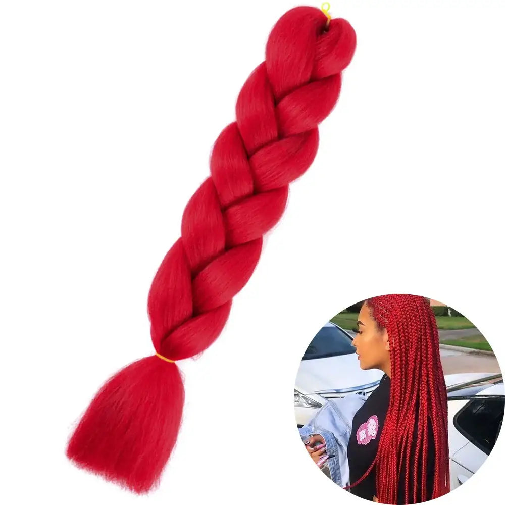 Enhance Your Beauty with Hair Extensions and Kanekalon Braids - ZITONG-A12 / 24inches