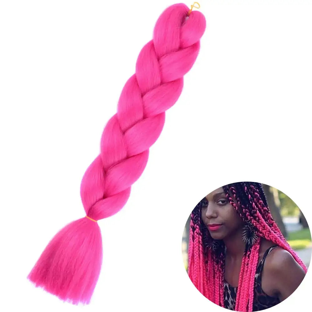 Enhance Your Beauty with Hair Extensions and Kanekalon Braids - ZITONG-A18 / 24inches