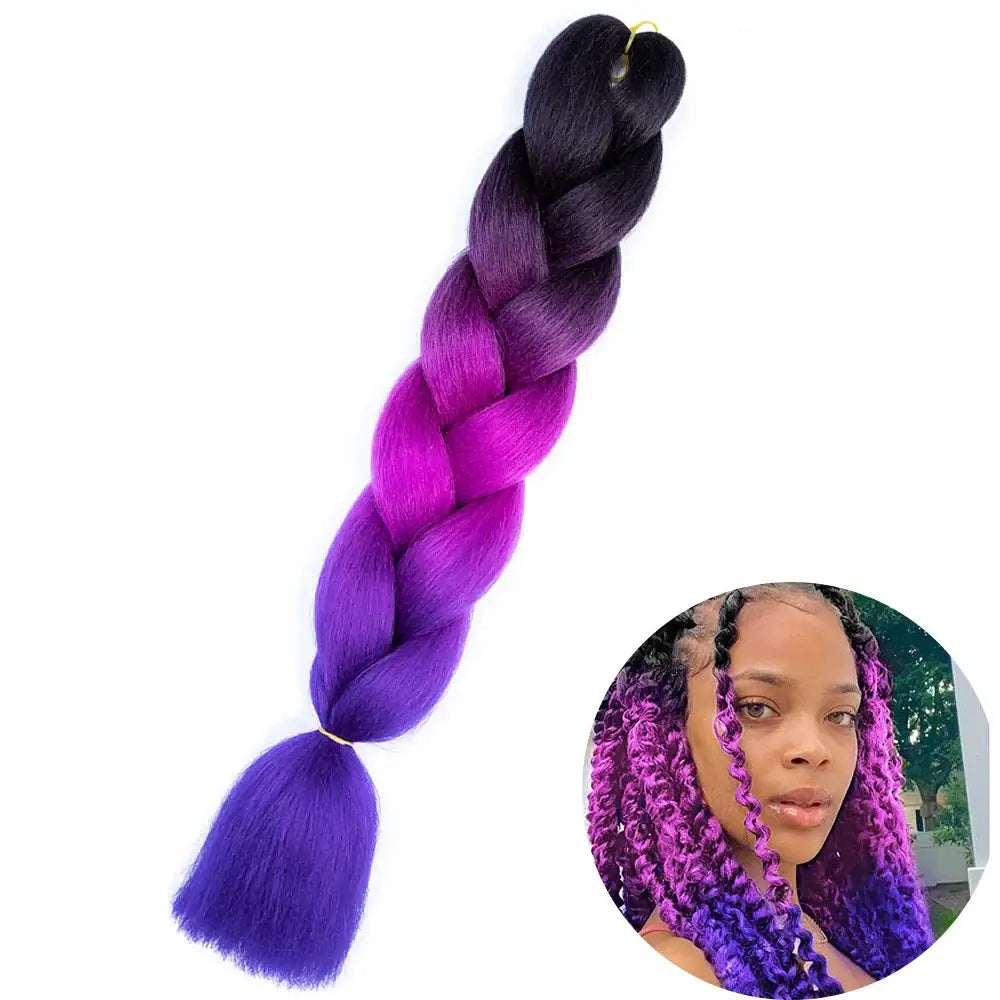 Enhance Your Beauty with Hair Extensions and Kanekalon Braids - ZITONG-C10 / 24inches