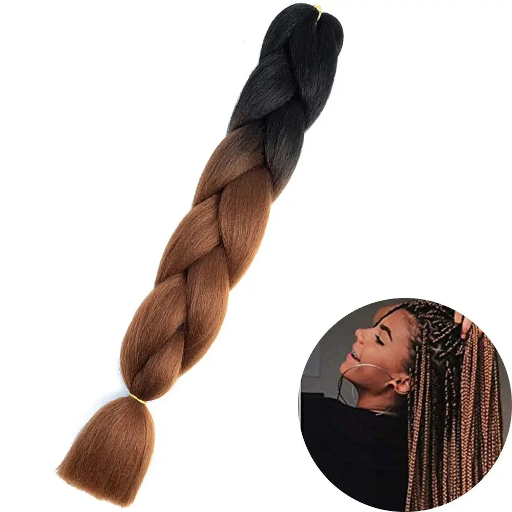 Enhance Your Beauty with Hair Extensions and Kanekalon Braids - ZITONG-B29 / 24inches