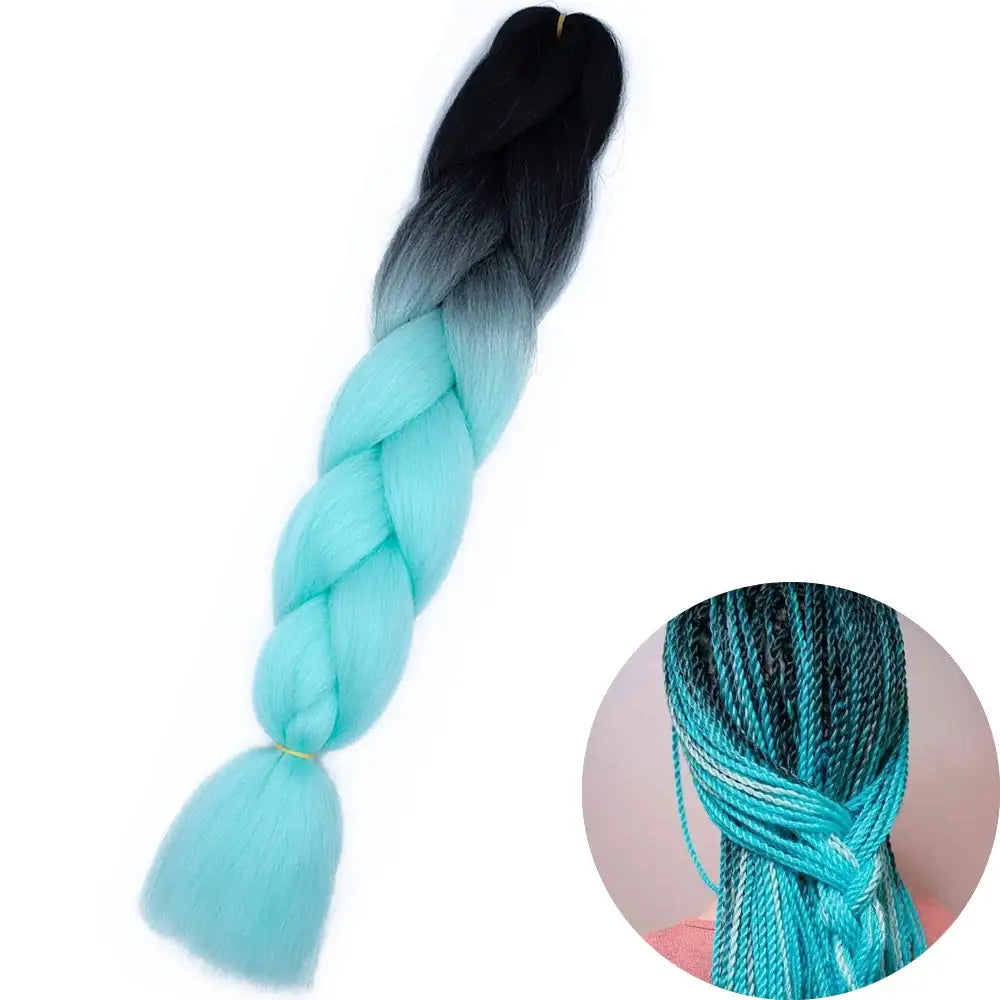 Enhance Your Beauty with Hair Extensions and Kanekalon Braids - ZITONG-B16 / 24inches