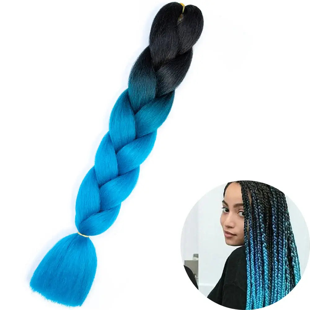 Enhance Your Beauty with Hair Extensions and Kanekalon Braids - ZITONG-B22 / 24inches