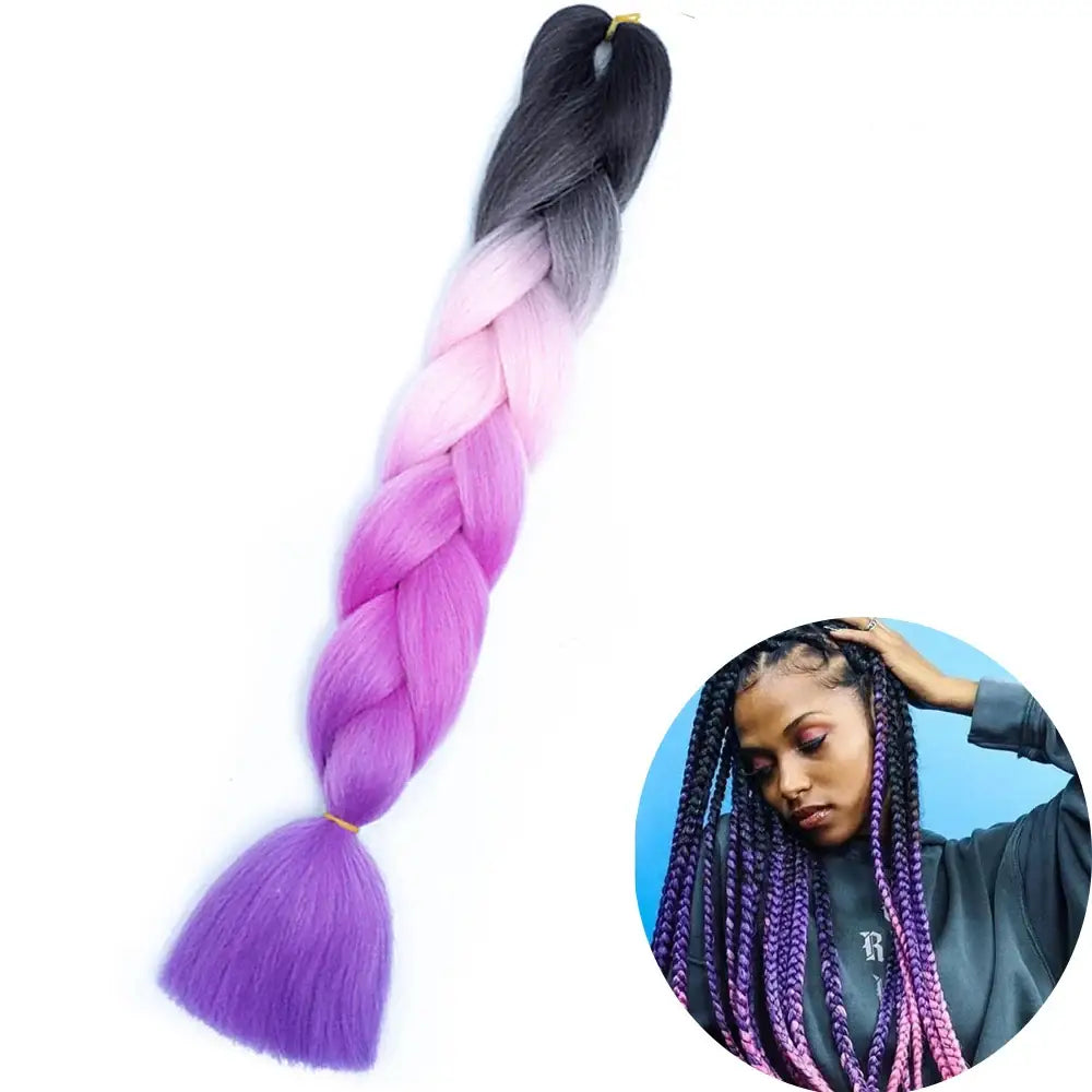 Enhance Your Beauty with Hair Extensions and Kanekalon Braids - ZITONG-D2 / 24inches