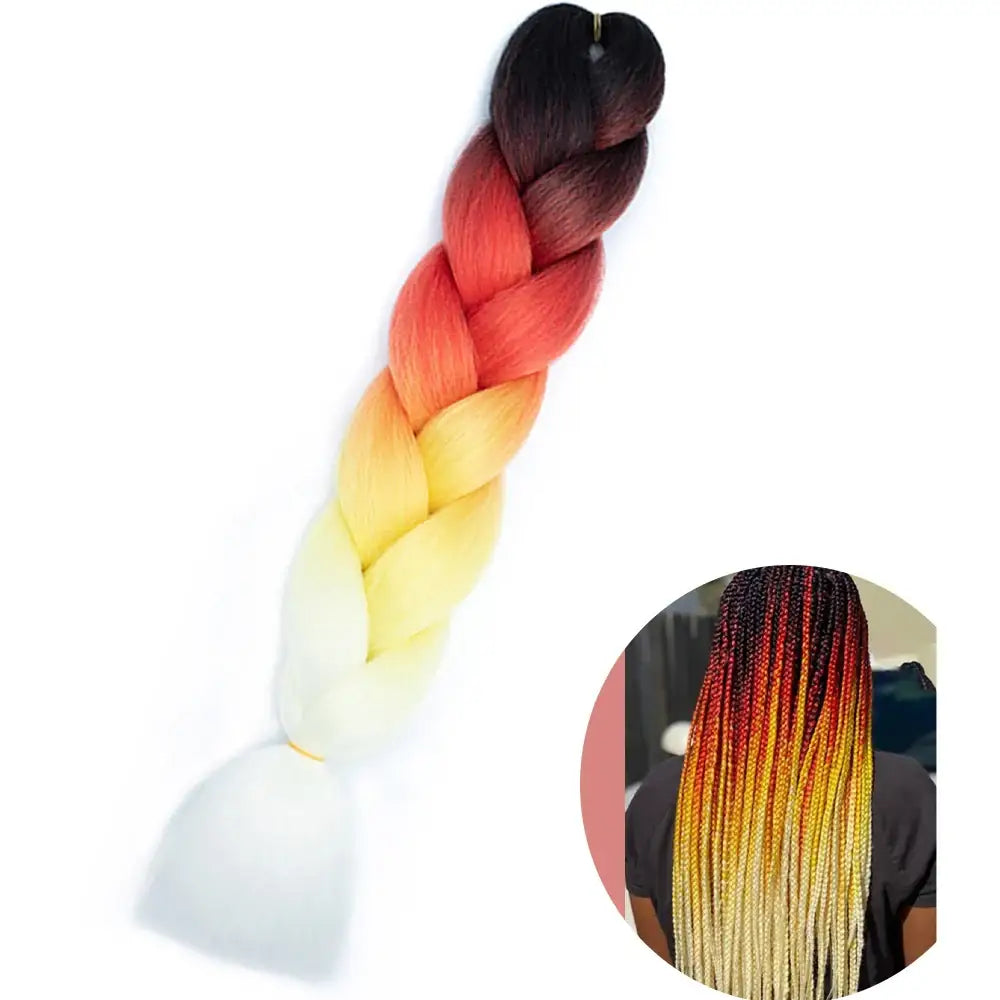 Enhance Your Beauty with Hair Extensions and Kanekalon Braids - ZITONG-D1 / 24inches