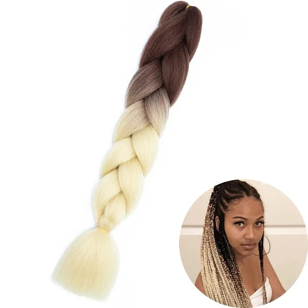 Enhance Your Beauty with Hair Extensions and Kanekalon Braids - ZITONG-B39 / 24inches