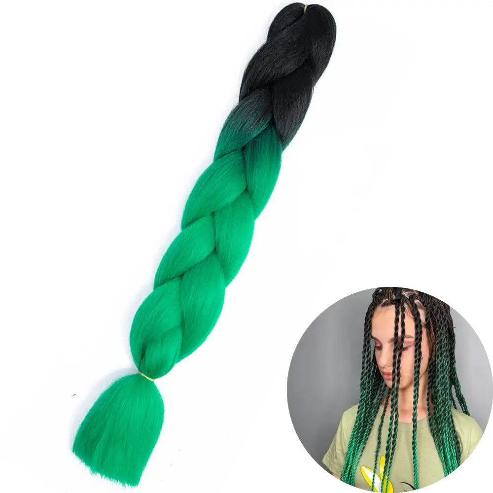 Enhance Your Beauty with Hair Extensions and Kanekalon Braids - ZITONG-B15 / 24inches