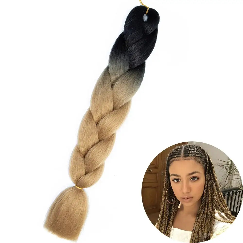 Enhance Your Beauty with Hair Extensions and Kanekalon Braids - ZITONG-B30 / 24inches