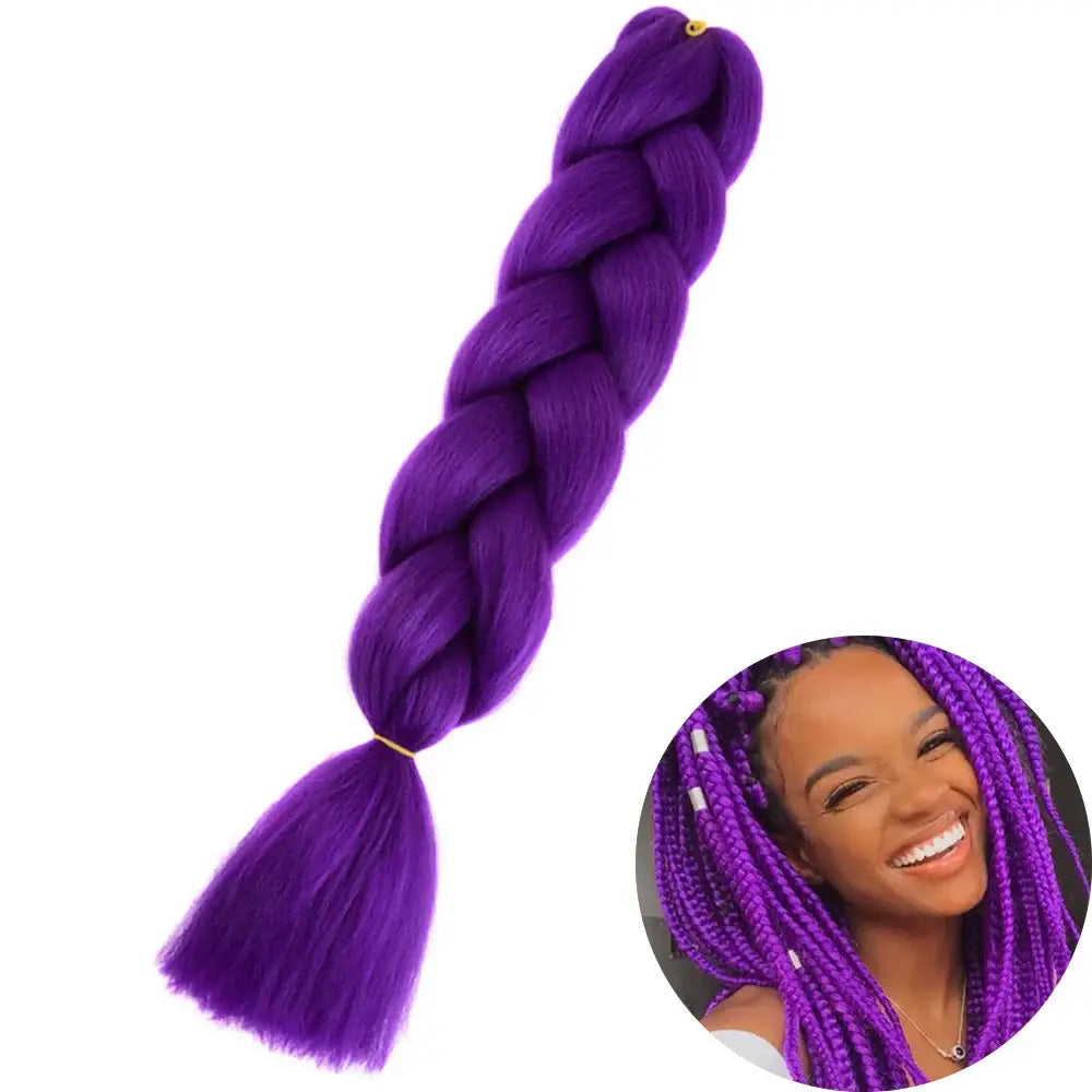 Enhance Your Beauty with Hair Extensions and Kanekalon Braids - ZITONG-A35 / 24inches