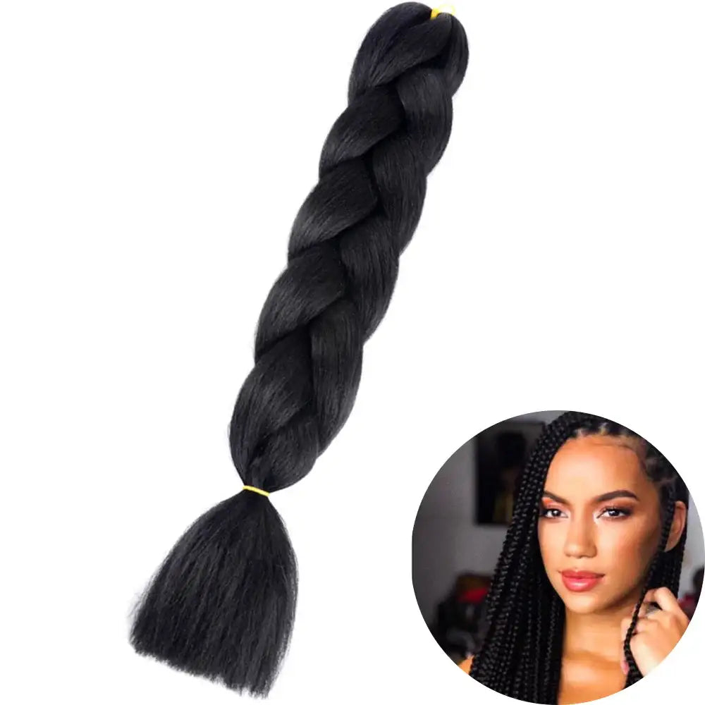 Enhance Your Beauty with Hair Extensions and Kanekalon Braids - ZITONG-1 / 24inches