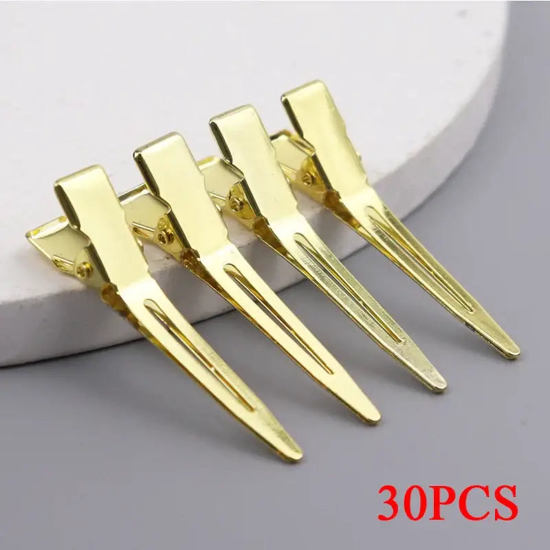 Enhance Your Beauty with Professional Salon Hair Care and Accessories - 30PCS gold 4.5cm