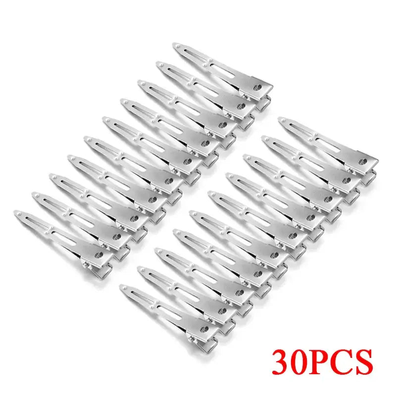 Enhance Your Beauty with Professional Salon Hair Care and Accessories - 30PCS silver 4.5cm