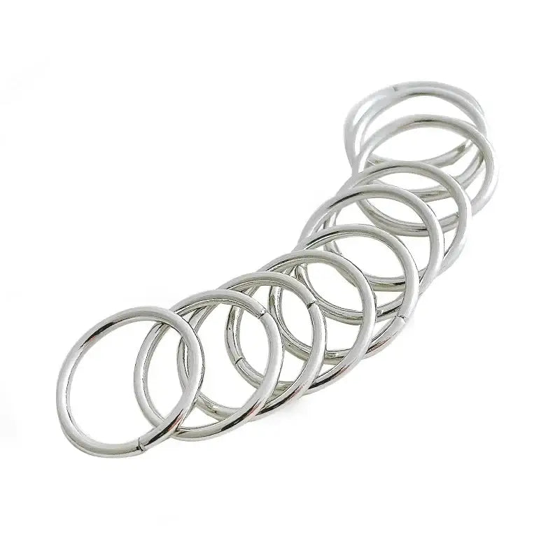 Enhance Your Hair with Our Hair Rings and Care Products Collection - 16mm Circle 10Pcs