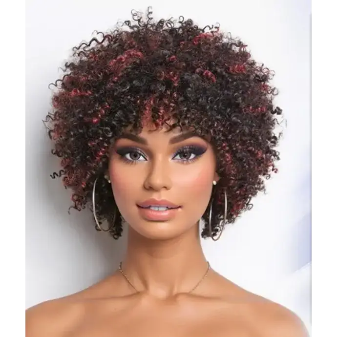 Explore Mixed Burgundy Kinky Curly for Exquisite Beauty and Style - 1095