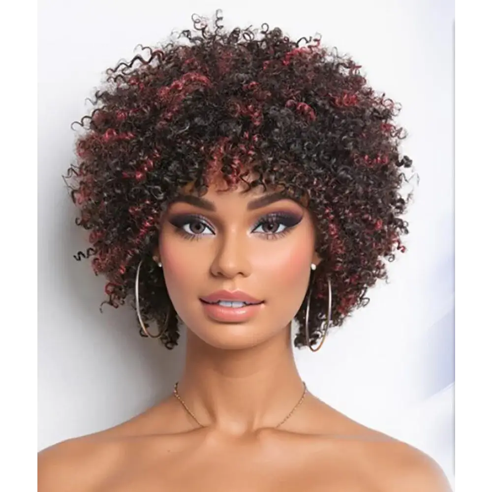 Explore Mixed Burgundy Kinky Curly for Exquisite Beauty and Style - 1095