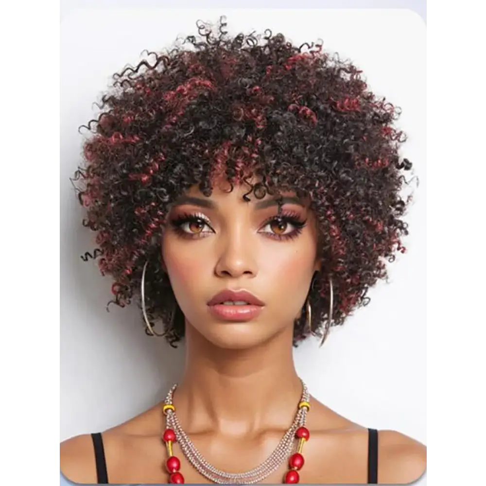 Explore Mixed Burgundy Kinky Curly for Exquisite Beauty and Style - 1095