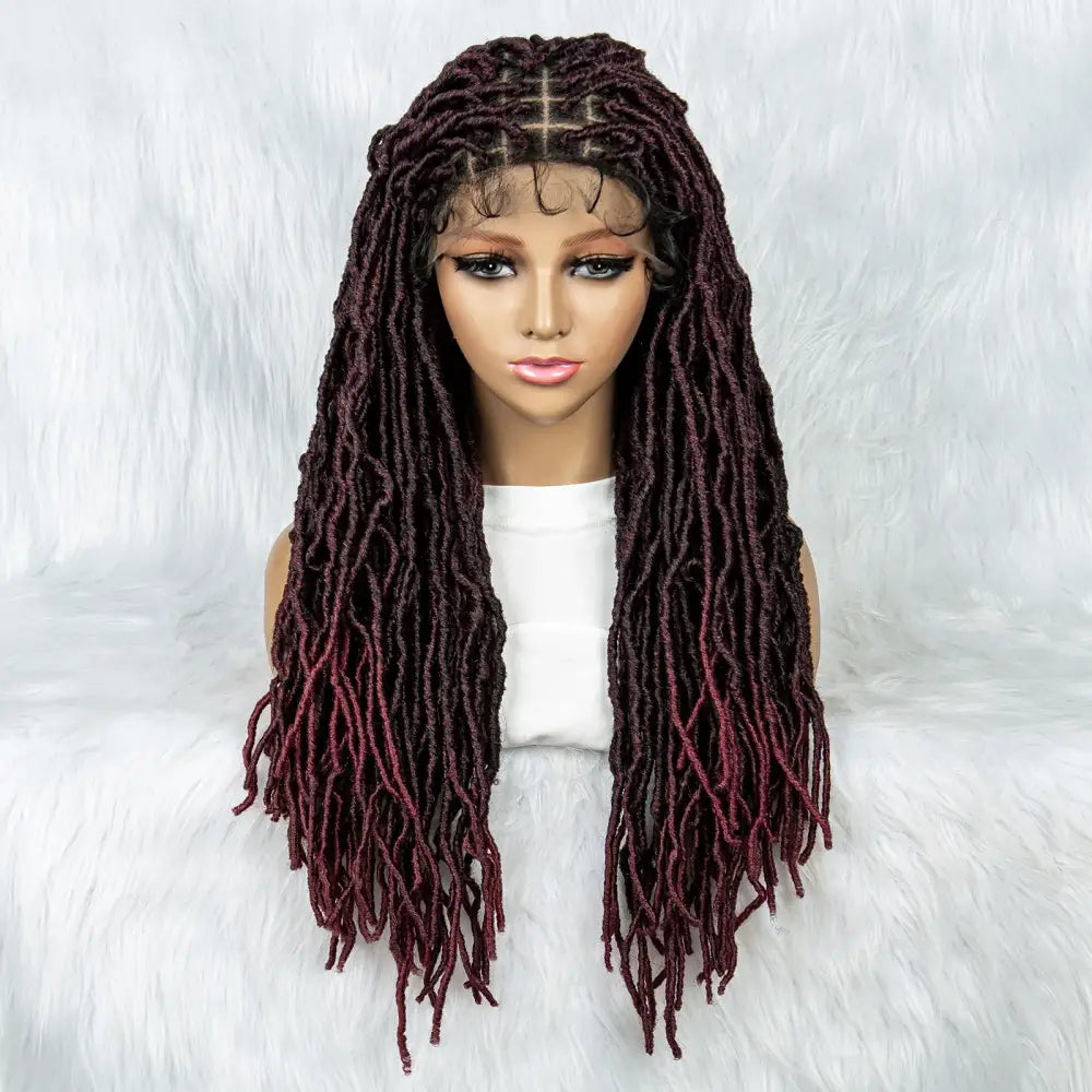 Explore New Arrivals: Box Braided & Braided Dreadlock Wigs - 1B-BUG / 26inches