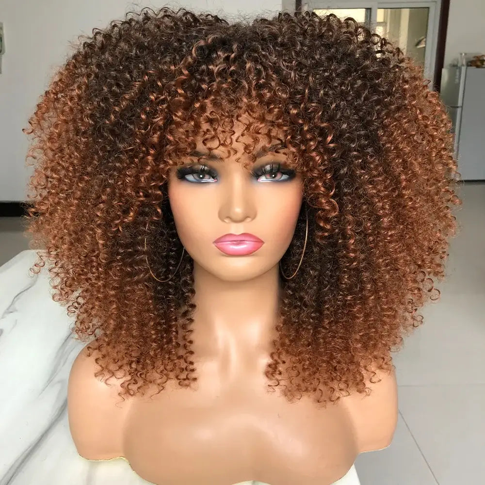 Explore New Arrivals: Curly Afro Wigs and Trendy Fashion Pieces - T1B/30 / 16inches