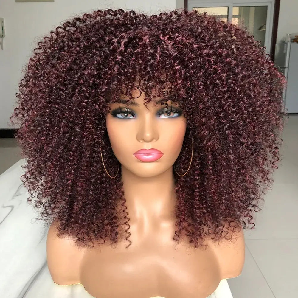 Explore New Arrivals: Curly Afro Wigs and Trendy Fashion Pieces - M1B-39A / 16inches