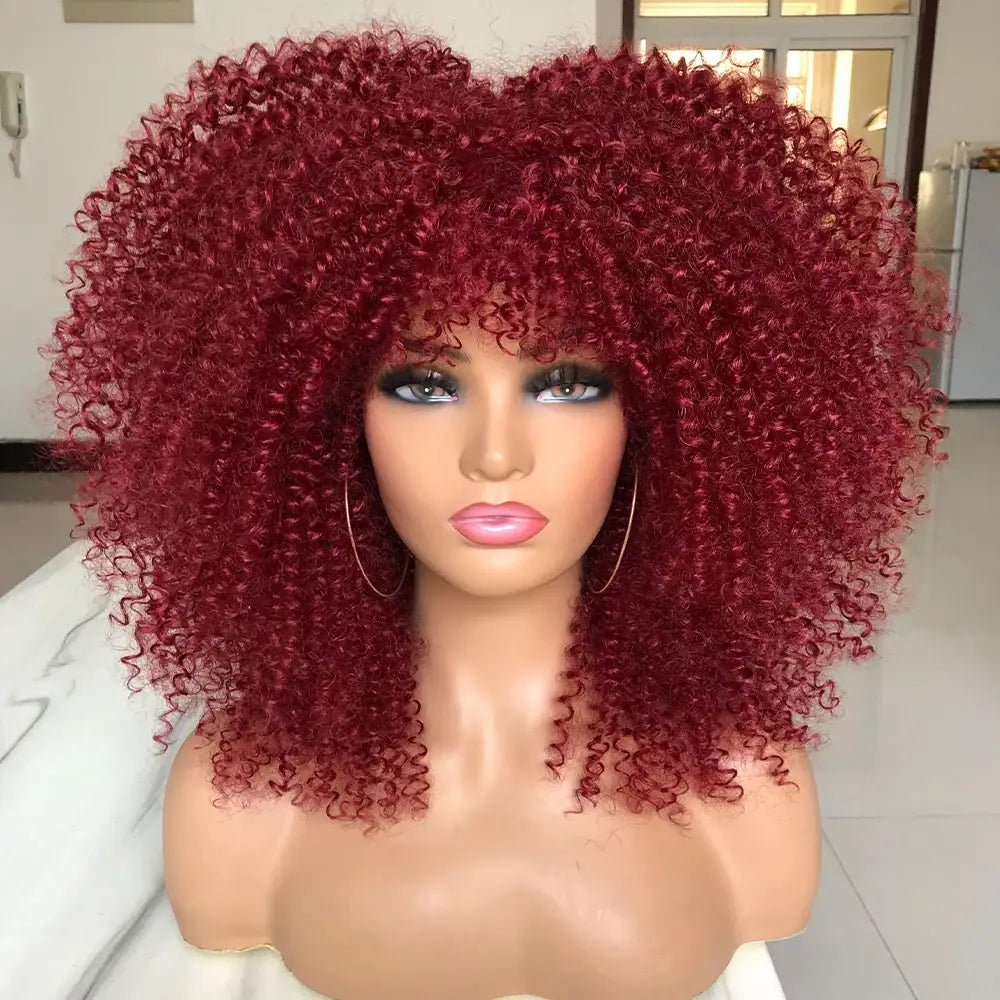 Explore New Arrivals: Curly Afro Wigs and Trendy Fashion Pieces - Bug / 16inches