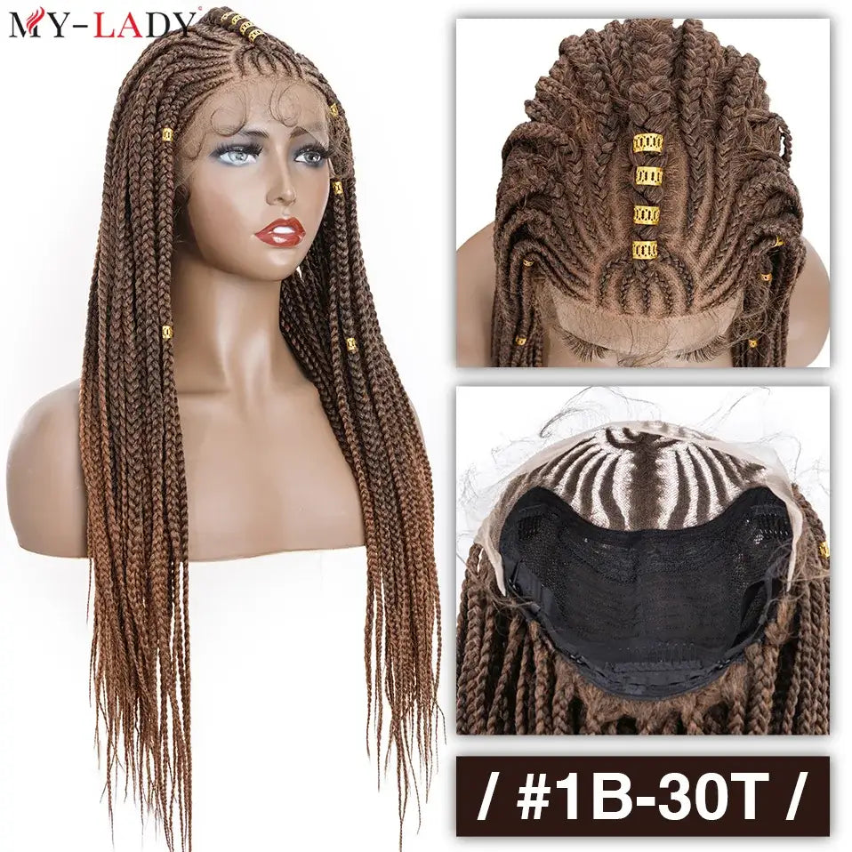 Explore New Arrivals for Box Braided and Braided Lace Wigs - 1B-30T / 26inches / Lace Front