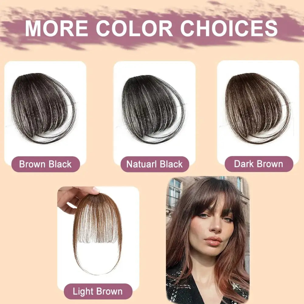 Explore New Arrivals of Brown Synthetic Clip-In Bangs at Queen Afro