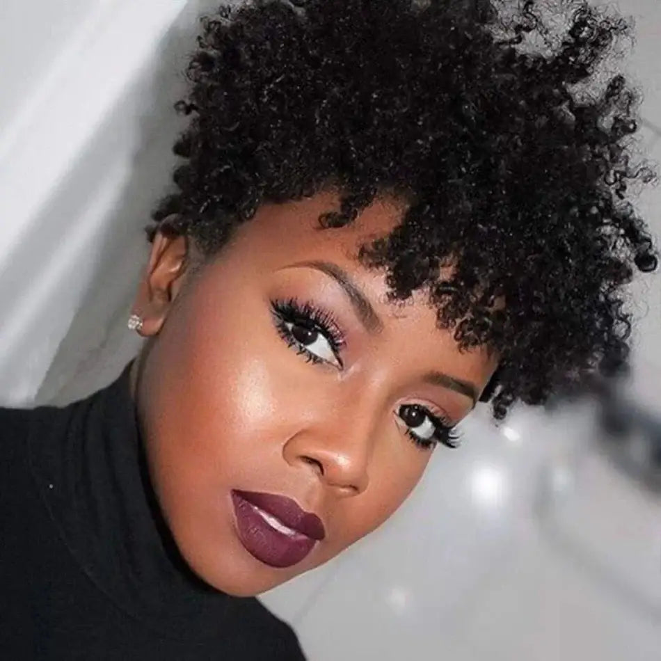 Explore New Arrivals: Short Kinky Curly Wigs at Queen Afro