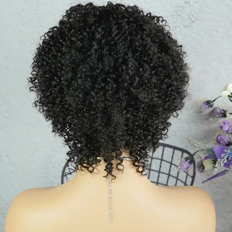 Explore New Arrivals: Short Kinky Curly Wigs at Queen Afro