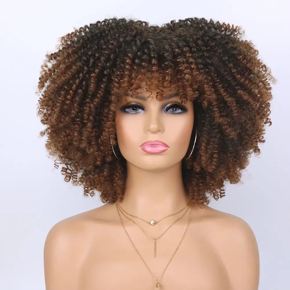 Explore New Arrivals: Tereshar Synthetic Short Curly Wigs and More - 1BT30 / 12INCHES