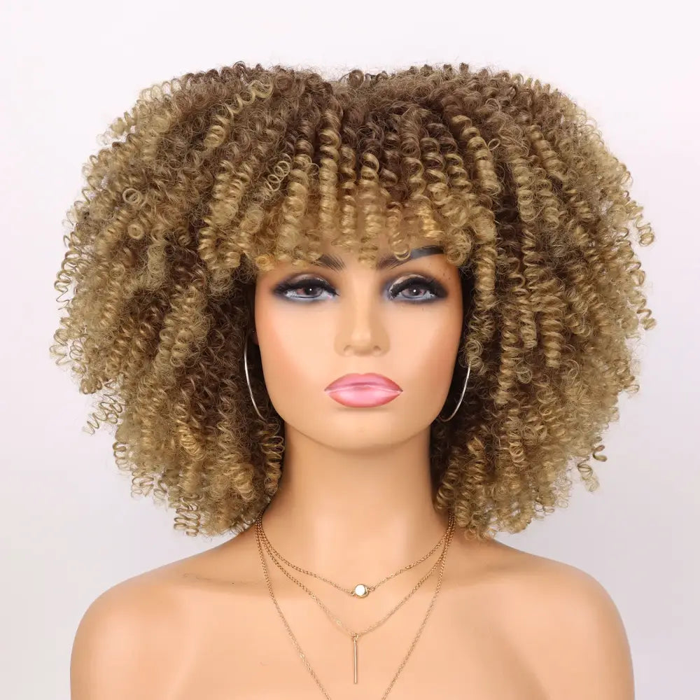 Explore New Arrivals: Tereshar Synthetic Short Curly Wigs and More - 33T27 / 12INCHES