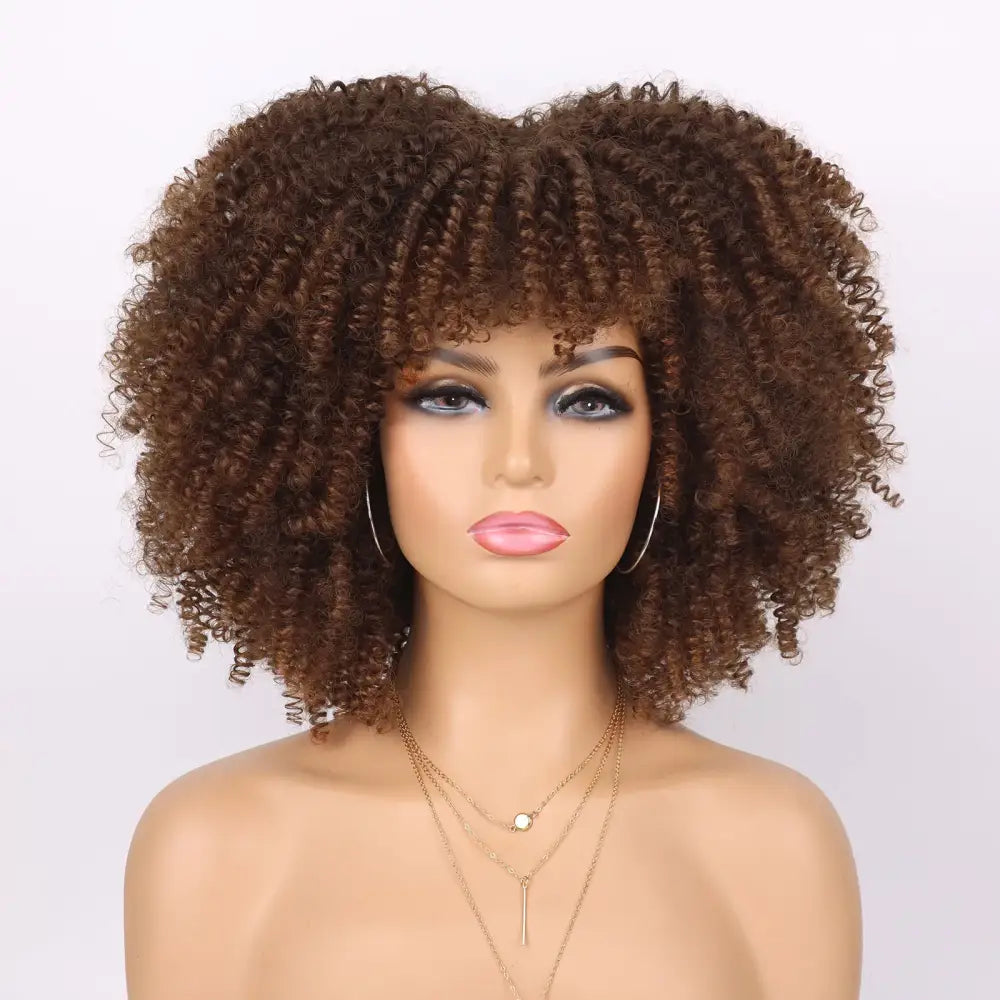 Explore New Arrivals: Tereshar Synthetic Short Curly Wigs and More - 4PT30 / 12INCHES